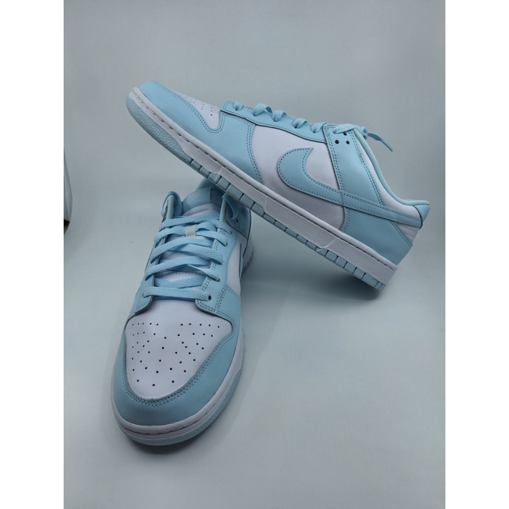 Nike Dunk Low Glacier Blue Baby Blue White Sneakers DV0833 104 Men's size 11
